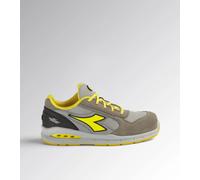 Diadora Chaussures de sécurité basses Run Net Airbox Low S1P SRC Cuir Gris Vent Homme 41