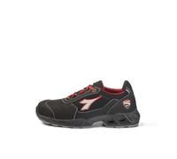 Utility Diadora Mixte Shark Engine Low S1ps Fo SR ESD Chaussure de Protection Incendie et de sécurité, Noir et Rouge, 41 EU