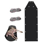 Utility Sled - High-Density Polyethylene, 23x76in Game Sled Wear-Resistant and Durable Design and Easy Maneuverability | Deer Drag Sleds with Ropes for Outdoor Transport, Firewood Hauling, Garden Use