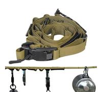 Utility Straps - Multifunctional Anti-Slip Quick Release Fastening Cords, Water Bottle Carrier Straps with Buckles, Heavy Duty Cinch Lashing Bands | Adjustable Luggage Tie Down Wraps for Outdoor