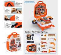 utils de travail - Onwind - jouet enfants 22 pcs caisse a outil cadeau de jouet de construction sûr et durable pour les enfants d