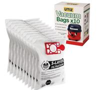Utiz Lot de 10 sacs d'aspirateur en microfibre pour NVM-1CH Henry Numatic Hetty Basil James