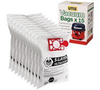 Utiz Lot de 15 sacs d'aspirateur en microfibre pour NVM-1CH Henry Numatic Hetty Basil James