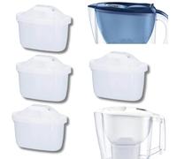 UTIZ Lot de 4 cartouches filtrantes à eau compatibles avec Brita® Maxtra®+ Plus et Maxtra Pro® tout-en-1, convient pour carafe et bouilloire Brita® Marella®, réduit les PFAS, PFOA/PFOS, TÜV SÜD et NSF