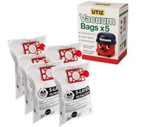 Utiz Lot de 5 sacs d'aspirateur en microfibre pour NVM-1CH Henry Numatic Hetty Basil James