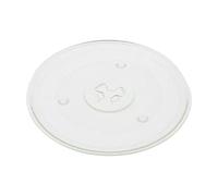 UTIZ Plateau de rechange universel en verre pour platine de micro-ondes avec 3 fixations, solide, durable, résistant aux rayures 315 mm