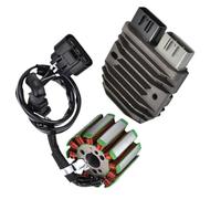 UTJUYFCGF Bobine De Stator De Moto + Régulateur Redresseur pour YZF R1 2004 2005 2006 2007 2008 FZ8 FZ8N 2011-2013 FZ1 2006-2010 YZF-R1