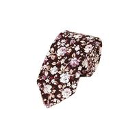 UTLODY Cravates for Hommes à Fleurs Classiques for Cravate en Coton Faite la Main for 6CM Florales étroites Fête de Mariage Casual(Color 27)