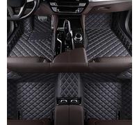 UTLODY Custom Car Floor Mats for Chevrolet Corvette C8 2020 2021 2022 2023 2024 Leather Full Coverage Liners Wear-Resistant Anti-Slip Carpet Protection Interior Accessories(Black+Gold)