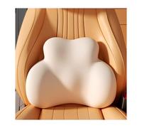 UTLODY Oreiller de Soutien Lombaire Voiture for Mazda CX-70 2025, Coussin Dorsal en Mousse à mémoire Forme, Respirant, for siège, Accessoires(Beige)