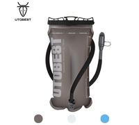 UTOBEST 1.5L/2L/3L sac d'hydratation de vessie d'eau réservoir sac de stockage d'eau en TPU pour Camping cyclisme course à pied randonnée 3L Grey Water Bag