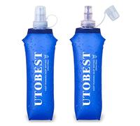UTOBEST Bouteille d'eau souple pliable pour course à pied, sac d'hydratation, randonnée, cyclisme, escalade, 250 ml