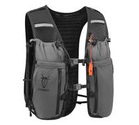 UTOBEST Gilet de course, sac à dos d'hydratation léger, 10 L, gris, XL (gilet uniquement)