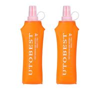 UTOBEST Soft Flask TPU, Bouteille d'eau de course pliable sans BPA, Bouteille d'hydratation pour la randonnée, le cyclisme, l'escalade et le marathon