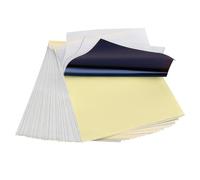 UTOCLEC Papier Transfert Tatouage, 50 Feuilles Stencil Tatouage Transfert Papier, 4 Couches Papier Tatouage pour Transfert Format A4 (29.7 x 21 cm)