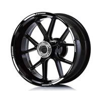 Utocollant de Jante Autocollant De Roue De Moto pour Suzuki Vstrom V-Strom DL 250 650 1000 1050 XT Autocollants De Moyeu Bande De Jante Réfléchissante Autocollant de Jante(Couleur 4)