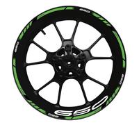 Utocollant de jante Autocollants De Jante De Moyeu De Roue De Moto Pour K&awasaki Z650 Z 650 17 Pouces Jante Autocollant Réfléchissant Autocollants Bande De Bande 2022 Autocollant de Jante(Couleur 22)