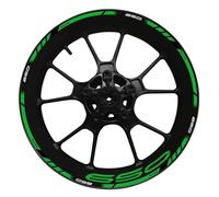 Utocollant de jante Autocollants De Jante De Moyeu De Roue De Moto Pour K&awasaki Z650 Z 650 17 Pouces Jante Autocollant Réfléchissant Autocollants Bande De Bande 2022 Autocollant de Jante(Couleur 1)