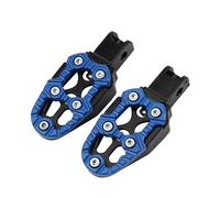 UTONGMU cale Pied Moto pour Scooter pour VTT pour E-Bike pour Motocross Moto Pédales Angle Réglable Repose Pieds(Bleu)