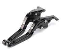 UTONGMU pour XJR 1300 XJR1300 2004-2014 2015 2016 Moto Réglable Pliable Extensible Levier d'embrayage De Frein Pièces De Modification Levier d'embrayage De Frein Moto(Full Black)