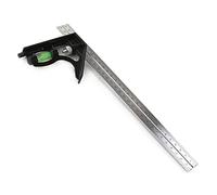 Utoolmart Équerre d'ingénieur 300 mm 30,5 cm avec guide à angle droit