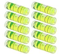 Utoolmart Lot de 10 fioles universelles de précision pour niveau à bulle - 9,5 x 34 mm - Vert