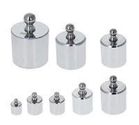 Utoolmart Lot de 2 poids d'étalonnage 10 g 20 g 50 g 100 g 200 g 500 g M2 précision en acier chromé pour balance numérique