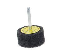Utoolmart Lot de 4 roues à lamelles abrasives en fibre de nylon à tête cylindrique de 6 mm de diamètre Grain 800 Gris