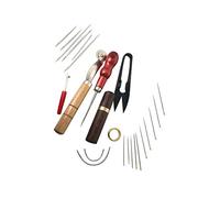 Utoolmart Outils de couture en cuir pour travaux manuels Maroquinerie Mains Kit de couture pour toile de base de couture Sculpture Travail Selle Cuir Artisanat General Repair Tools