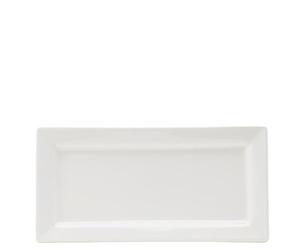 Utopia Anton Noir en porcelaine fine Z03029-000000-b01006 Matrix Assiette Rectangulaire, 24,1 x 11,4 cm (lot de 6)