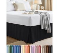 Utopia Bedding Cache-sommier pour lit Double - Microfibre veloutée brossée Quadruple Plis - Confortable, Infroissable, résistant à la décoloration, aux Taches et à l'abrasion - Qualité hôtelière