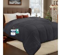 Utopia Bedding Couette 135 x 200 cm, Couette légère avec Rembourrage en Polyester pour 4 Saisons, Microfibre 1 Personne (Gris)