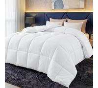 Utopia Bedding Couette 200x200 cm Toute Saison - 280 GSM, Respirante, Super Doux (Blanc)