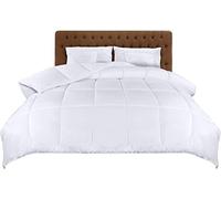 Utopia Bedding Couette 220 x 260 cm, Couette légère avec Rembourrage en Polyester pour 4 Saisons, Microfibre 2 Personnes (Blanc)