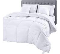 Utopia Bedding Couette 224 x 163 cm, pour lit 2 Personne, Couverture Blanc avec Onglets d'angle (Blanc)