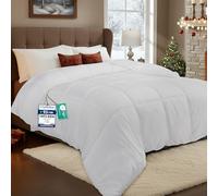 Utopia Bedding Couette 240 x 260 cm, Couette légère avec Rembourrage en Polyester pour 4 Saisons, Microfibre 2 Personnes (Blanc)