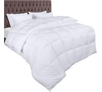 Utopia Bedding Couette 240x260 cm, Couette Chaud 370 GSM, pour lit 2 Personne, Couverture Blanc avec Onglets d'angle (Blanc)