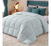 Utopia Bedding Couette Chaude sans Housse,220x240cm, 370 g/m²,Gris Clair