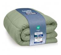 Utopia Bedding Couette d'été, Légère, 135x200 cm, 200 g/m², Vert Sauge