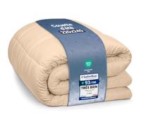 Utopia Bedding Couette d'été, Légère, 220 x 240 cm, 200 g/m², Beige | Couette Sans Housse Avec Matelassage À Carreaux, Lavable En Machine Pour Une Chaleur Agréable Et Des Nuits Douillettes