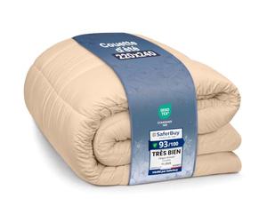 Utopia Bedding Couette d'été, Légère, 220 x 240 cm, 200 g/m², Beige | Couette Sans Housse Avec Matelassage À Carreaux, Lavable En Machine Pour Une Chaleur Agréable Et Des Nuits Douillettes