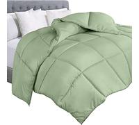 Utopia Bedding Couette sans Housse avec languettes d'angle, Couture carrée pour lit King Size (259 x 229 cm), tog 10,5 (Vert Sauge)