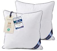 Utopia Bedding Coussin 40x40 cm Lot de 2, Coussins de Garnissage, Canapé Oreillers, Rembourrage Coussins, Intérieur Coussin Salon (Blanc)