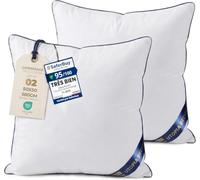 Utopia Bedding Coussin, Coussins de Garnissage, Canapé Oreillers, Rembourrage Coussins, Intérieur Coussin Salon (2, Blanc, 50x50 cm)