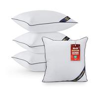 Utopia Bedding Coussin, Coussins de Garnissage, Canapé Oreillers, Rembourrage Coussins, Intérieur Coussin Salon (4, Blanc, 40x40 cm)