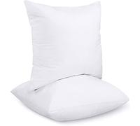 Utopia Bedding Coussins de Garnissage 45 x 45 cm (Lot de 2), Coussin à Recouvrir, Oreillers Intérieur, Rembourrage Coussins (Blanc)
