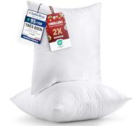 Utopia Bedding Coussins de Garnissage 80 x 80 cm (Lot de 2), Coussin à Recouvrir, Oreillers Intérieur, Rembourrage Coussins (Blanc)