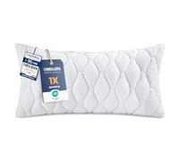Utopia Bedding Coussins Matelassés 40 x 70 cm Lot de 1, Blanc