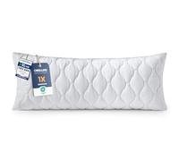 Utopia Bedding Coussins Matelassés 40 x 90 cm Lot de 1, Blanc