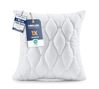 Utopia Bedding Coussins Matelassés 80 x 80 cm Lot de 1, Blanc